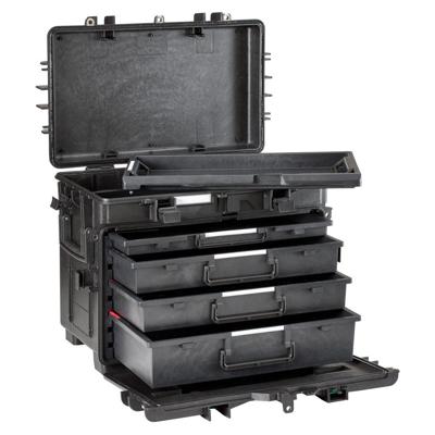 Explorer Cases 5140 trolley zwart met ledige lades Explorer Cases 5140 trolley zwart met ledige lades