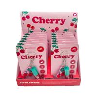 Cherry Kersen Lipolie Stick Sleutelhanger met bedeltje - thumbnail