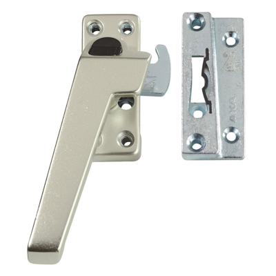 AXA 3318 Raamsluiting F2 met drukknop, nok en haakschoot opbouw linksdraaiend - 3318-61-92/E