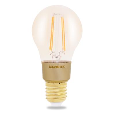 Marmitek GLOW MI - Smart Wi-Fi LED filament bulb M - E27 | 650 lumen | 6 W = 40 W Smartverlichting Transparant