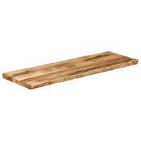 Tafelblad met natuurlijke rand 110x40x3,8 cm massief mangohout - thumbnail