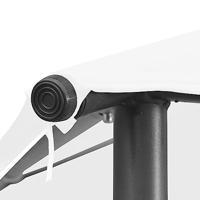 Prieel 180 g/m 3x3x2,7 m wit - thumbnail