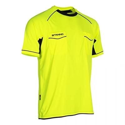 Stanno 429001 Bergamo Referee Shirt k.m. - Neon Yellow-Black - M Stanno 429001 Bergamo Referee Shirt k.m. - Neon Yellow-Black - M