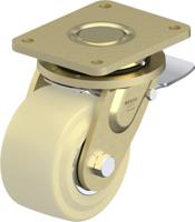 Blickle LS-GSPO 152K-35-ST Zwenkwiel met rem Wieldiameter: 150 mm Draagvermogen (max.): 3000 kg 1 stuk(s) - thumbnail