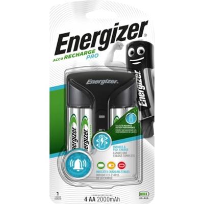 Energizer Pro ACU HR6 POW batterijlader + 2 AA 2000 mAh batterijen