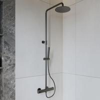 BWS | Colorato | Regendouche 20cm met handdouche | Gunmetal - thumbnail