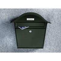 Burg Wächter HOLIDAY 5842 GR Burg-Wächter Brievenbus Plaatstaal Groen Sleutelslot - thumbnail