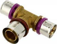 Bonfix Perskoppeling - 3x Alu-pers - T-koppeling - verlopend - 26 x 32 x 26mm - thumbnail