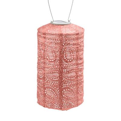Lumiz solar lampion cylinder paisley 18 cm pink Lumiz solar lampion cylinder paisley 18 cm pink