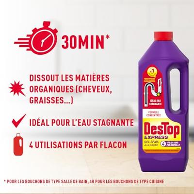 Afvoerontstopper destop gel express soda 950 ml Afvoerontstopper destop gel express soda 950 ml