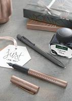 Faber Castell FC-140947 Vulpen Faber-Castell Grip Antraciet F - thumbnail