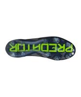 adidas Predator Elite Veterloze Gras Voetbalschoenen (FG) Zwart Donkergrijs Neongeel - thumbnail