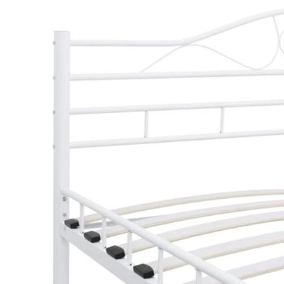 Bedframe metaal wit 160x200 cm