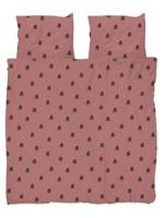 Snurk Pinecones Dusty Rose dekbedovertrek - thumbnail