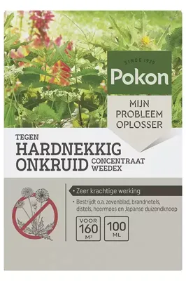Pokon tegen hardnekkig onkruid concentraat 100ml weedex