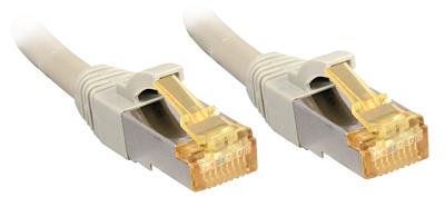 LINDY 47263 RJ45 Netwerkkabel, patchkabel CAT 6a (losse kabel CAT 7) S/FTP 1.50 m Grijs Snagless 1 stuk(s)