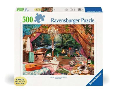 Ravensburger legpuzzel gezellig kamperen, 500st.
