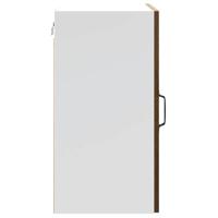 Keukenwandkast Kalmar bewerkt hout bruin eikenkleur - thumbnail