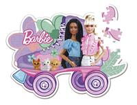 Clementoni legpuzzel super color - barbie rolschaats, 104st. - thumbnail