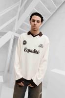 Equalité Ash Knit Longsleeve Polo Heren Gebroken Wit - Maat S - Kleur: Gebroken Wit | Soccerfanshop - thumbnail