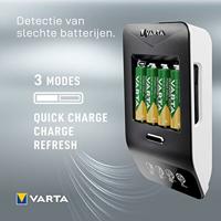 Varta LCD Ultra Fast Charger+ incl. 4 accu's 2100 mAh AA + 12V - thumbnail
