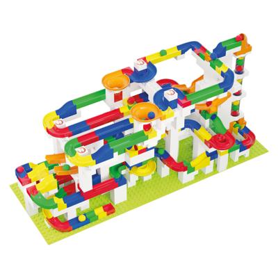 Hubelino knikkerbaan mega bouwset, 585dlg.