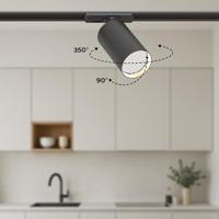 Tracklight 4-Lichts Plafondlamp Zwart - thumbnail