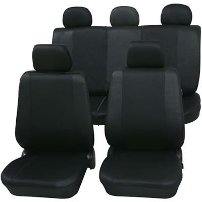 Petex 26174804 Sydney Autostoelhoes 11-delig Polyester Zwart Bestuurder, Passagier, Achterbank - thumbnail