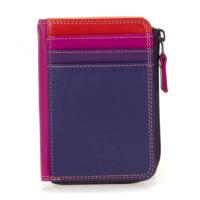 Mywalit leren pasjeshouder fuchsia/paars - thumbnail
