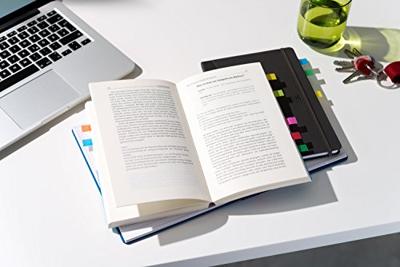 Post-it Index Smal, 4 x 35 tabs, turkoois, lichtgroen, oranje en roze