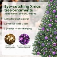 VidaXL Kunstmatig voorverlicht kerstboom met 300 led groen 180 cm pvc - thumbnail