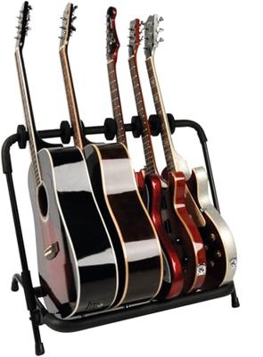 Quiklok GS350-BB gitaarstandaard 6-voudig