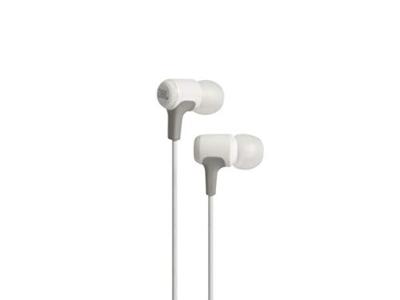 JBL E15 In-Ear Hoofdtelefoon Oortelefoon met Universele 1-Knop Afstandsbediening met Geïntegreerde Microfoon Compatibel met de meeste Smartphones - Wit