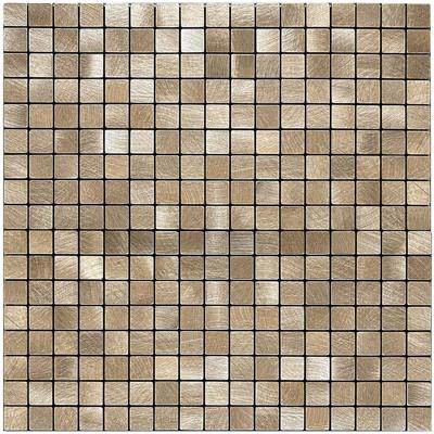 Zelfklevende Mozaïektegel - Geborsteld Brons - 265x265mm
