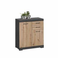 Opbergkast Hermes Artisan Eiken 80x50x90 cm - 2 - thumbnail