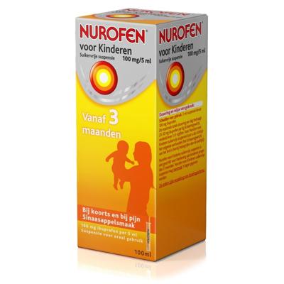 Nurofen Kinderen Suspensie Suikervrij Vanaf 3 Maanden Nurofen Kinderen Suspensie Suikervrij Vanaf 3 Maanden