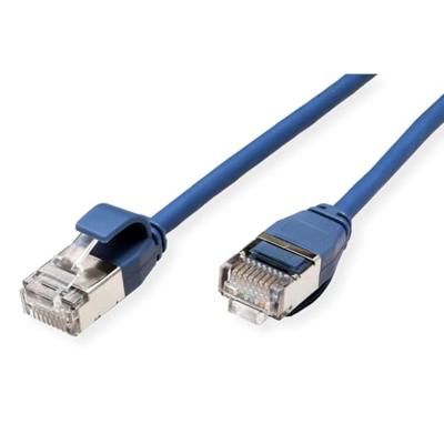 ROLINE F/UTP DataCenter Patchkabel Cat.6A (Class EA), LSOH, extra dun, blauw, 3 m
