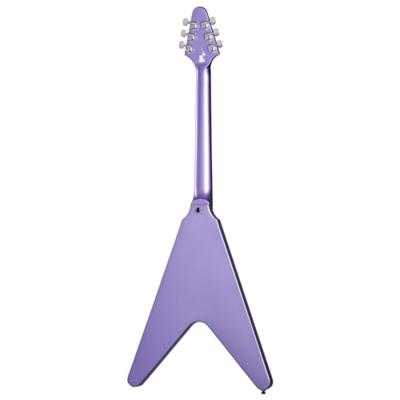 Epiphone Kirk Hammett 1979 Flying V Purple Metallic elektrische gitaar met hard case - thumbnail