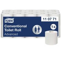 Toiletpapier Tork T4 Advanced 2-laags 400 vel wit 110771 | 40 stuks - thumbnail