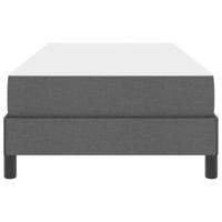 Boxspring bed met matras Donkergrijs 90 x 190 cm Stof - thumbnail