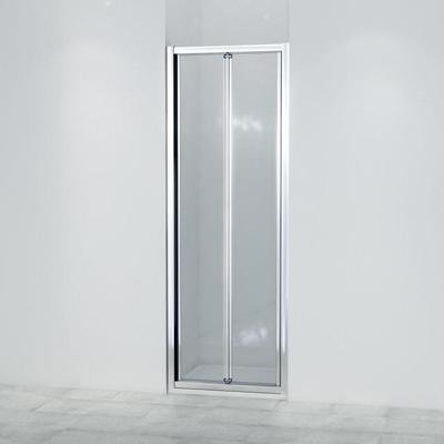 Marenza Fold Vouwdeur - 90x190cm - 6mm veiligheidsglas - alu profiel - anti kalk - chroom SW8416