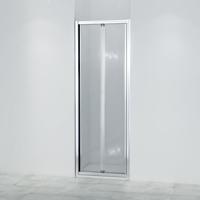 Marenza Fold Vouwdeur - 90x190cm - 6mm veiligheidsglas - alu profiel - anti kalk - chroom SW8416 - thumbnail