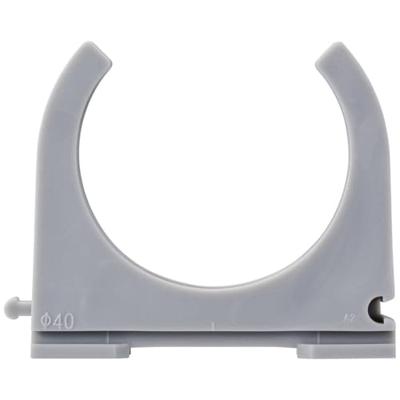 TRU COMPONENTS Kabelclip TC-12533308 Bundel-Ø (bereik) 40 mm (max) Grijs 20 stuk(s)