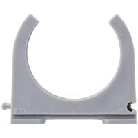 TRU COMPONENTS Kabelclip TC-12533308 Bundel-Ø (bereik) 40 mm (max) Grijs 20 stuk(s) - thumbnail