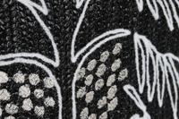 Kussen Home ESPRIT Wit Zwart Palmboom 42 x 15 x 42 cm - thumbnail