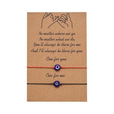 Armbandjes met oog van Fatima (2 stuks)