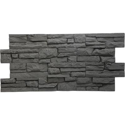 3D XL Wandpaneel Zwart Ardesia Abbronzo 126x59x2.7 cm - Realistische Leisteenlook