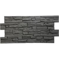 3D XL Wandpaneel Zwart Ardesia Abbronzo 126x59x2.7 cm - Realistische Leisteenlook - thumbnail