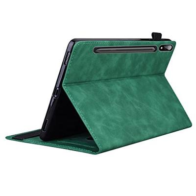 Lunso - Lenovo Tab P12 Pro - Luxe Bookcase hoes - Groen