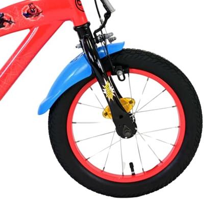 Spiderman Marvel spider-man kinderfiets - jongens - 14 inch - rood/blauw